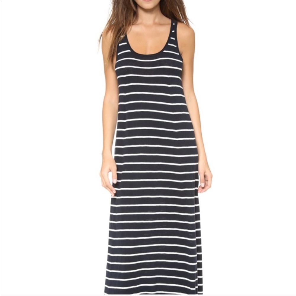 Vince maxi striped dress